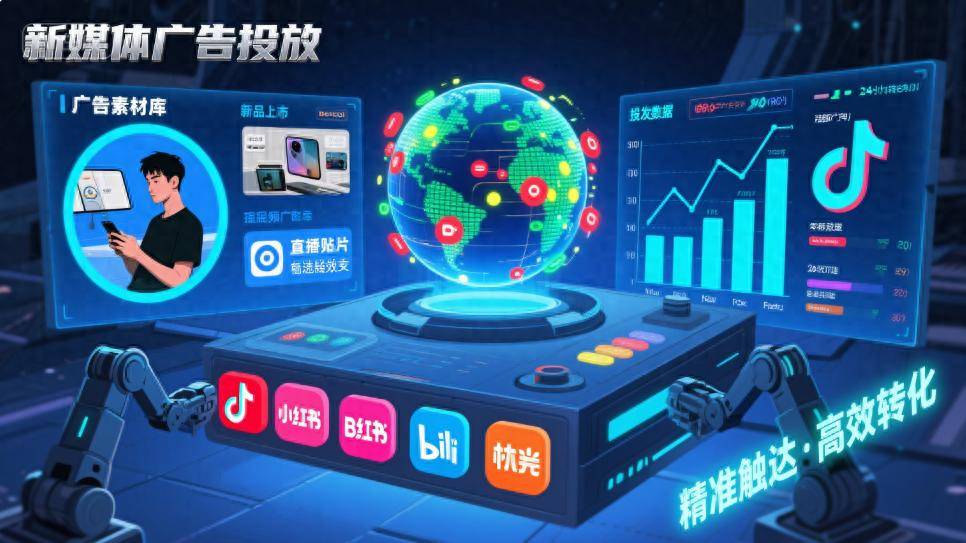 线上广告"投放引擎":新媒体赋能,全国流量一网打尽!